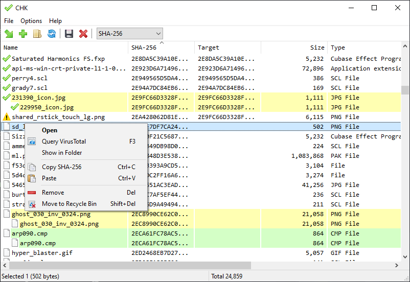 CHK Hash Tool 5.30      Chk530