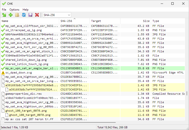 CHK v6.10 Screenshot